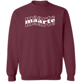 Maarte in Triple Unisex Crewneck Pullover Sweatshirt